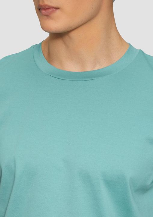 Produktbild S.Oliver T-Shirt T-Shirt mit Crew Neck aus mercerisiertem Baumwolljersey (M)
