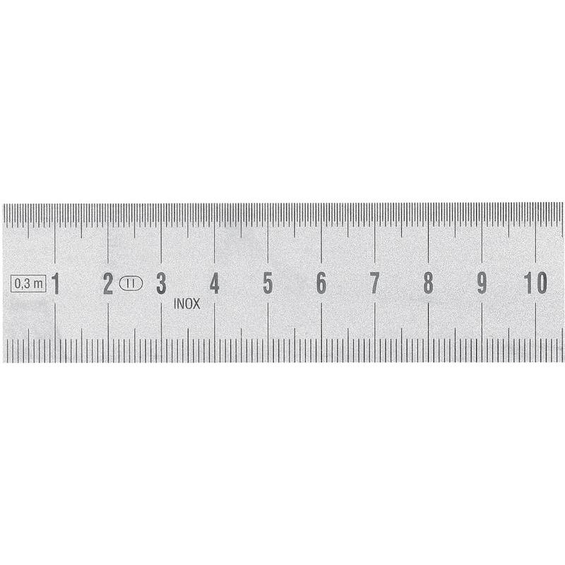 BRW, Lineal, Stahlmassstab INOX (300 mm)