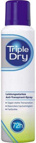 Produktbild Triple Dry Anti-Transpirant Spray 72h Schutz, 150 ml (Spray, 150 ml)