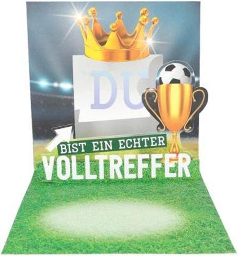 Produktbild Magni Depesche 0011694-027 Pop-up Glückwunschkarte zum Geburtstag, Klappkarte mit Musik, Lichtelementen un (1 Stk.)