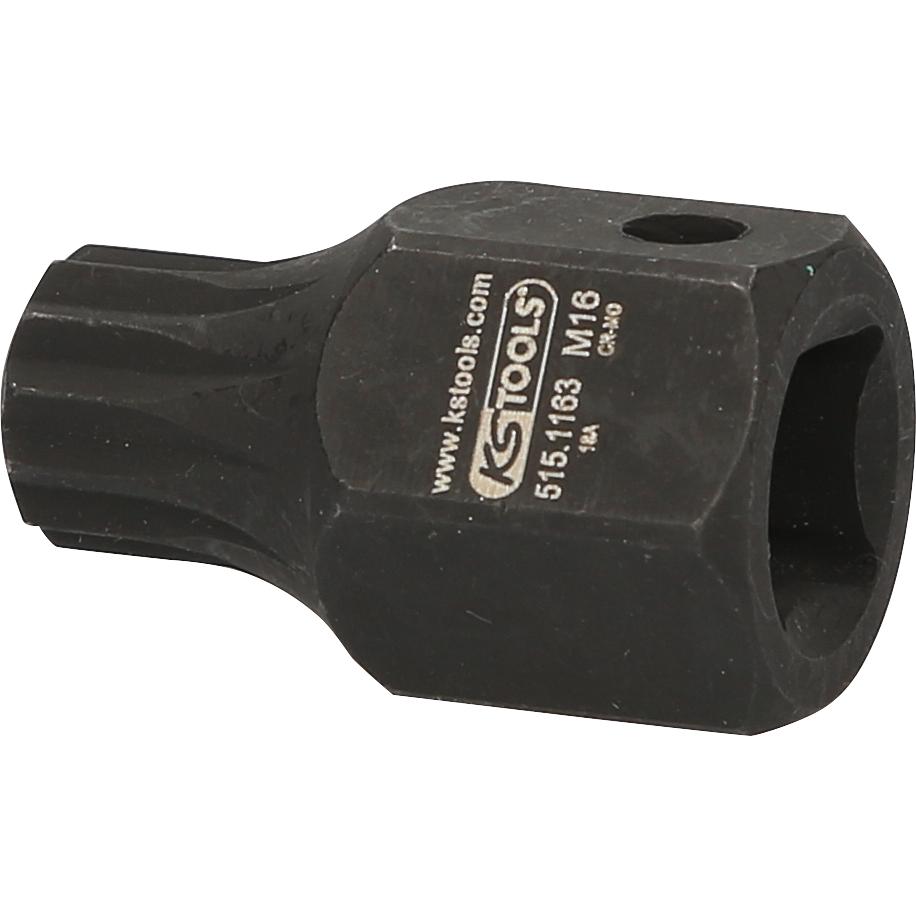 Thumbnail - KS Tools, Steckschlüssel + Stecknuss, 1/2" DUODRIVE Spezial-Kraft-Bit-Stecknuss XZN, M16,43mm kurz