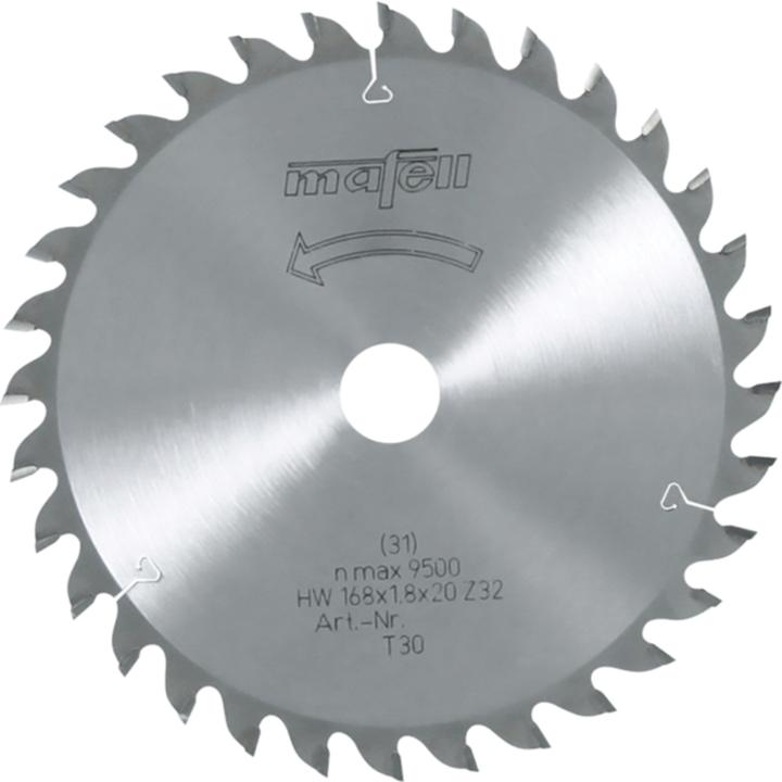 Actual product image Mafell Saw blade HM 168x1,2/1,8x20mm Z32 WZ