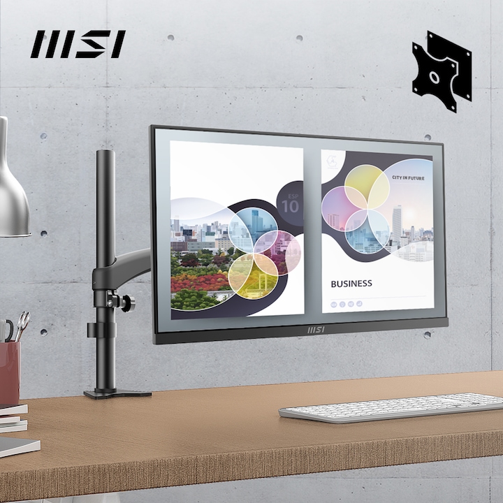 Produktbild MSI monitor PRO MP251, 24,5"/1920 x 1080 FHD/IPS/100Hz/1ms/1300:1/300cd / m2 /2xHDMI/D-Sub (1920 x 1080 Pixel, 24.50")