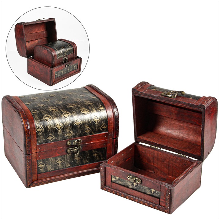 Immagine prodotto Schwäbische Albumfabrik Set di scrigni in legno.39073
