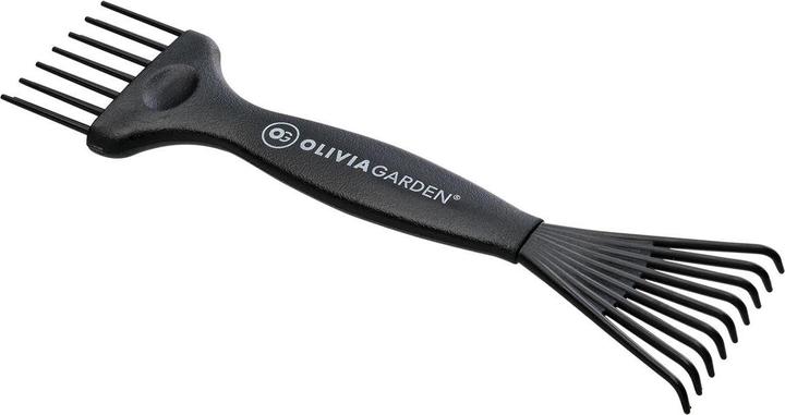 Olivia Garden Brush cleaner Mini made of recycled plastic, black