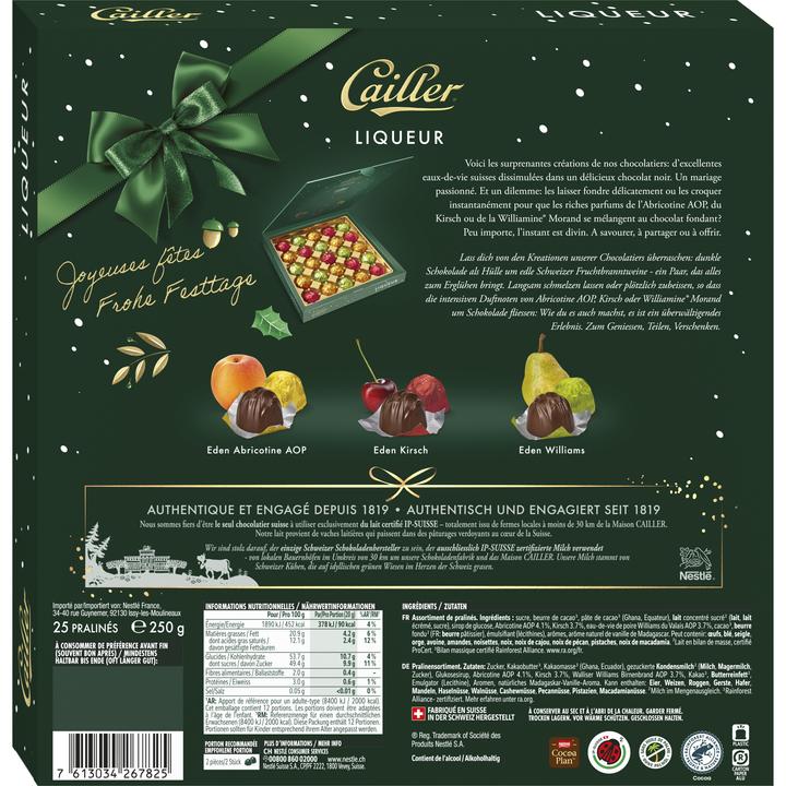 Immagine prodotto Cailler Cioccolatini di Natale alcolici da ambasciatore (250 g)