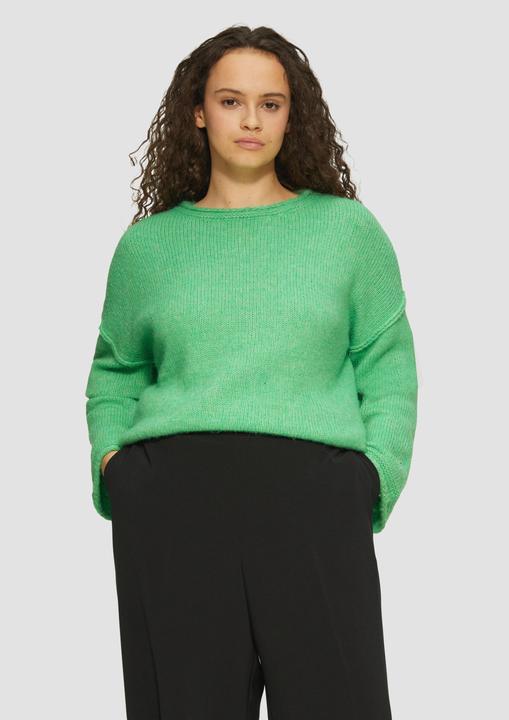 Produktbild S.Oliver Strickpullover Strickpullover mit weiten Ärmeln im Relaxed Fit (52)