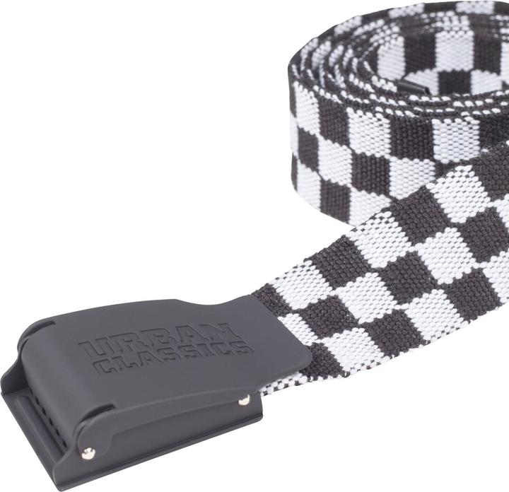 Actual product image Urban Classics UC Canvas Belt Checkerboard 150cm (One size)