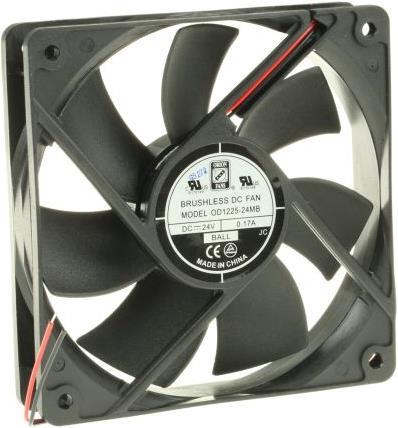 Produktbild RS PRO Lüfter 120x120x25mm 24VDC 4,1W 141m³/h (120 mm)
