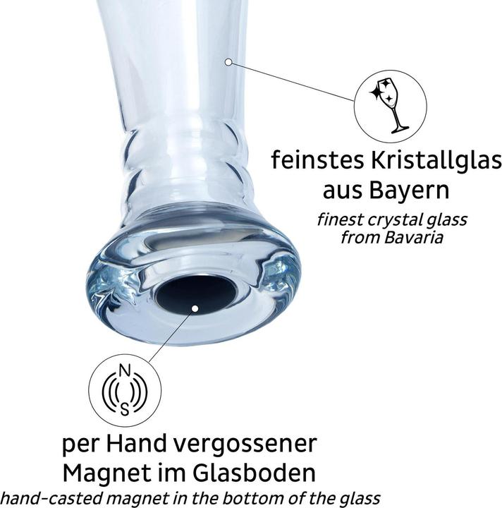 Produktbild Silwy Magnet-Kristallglas Weizenbier
