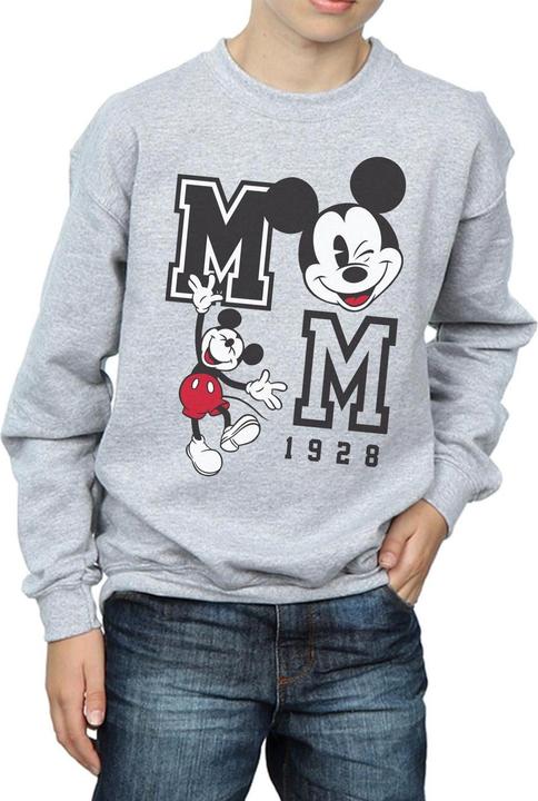 Produktbild Disney Mickey Mouse Jump And Wink Sweatshirt Jungen (128)