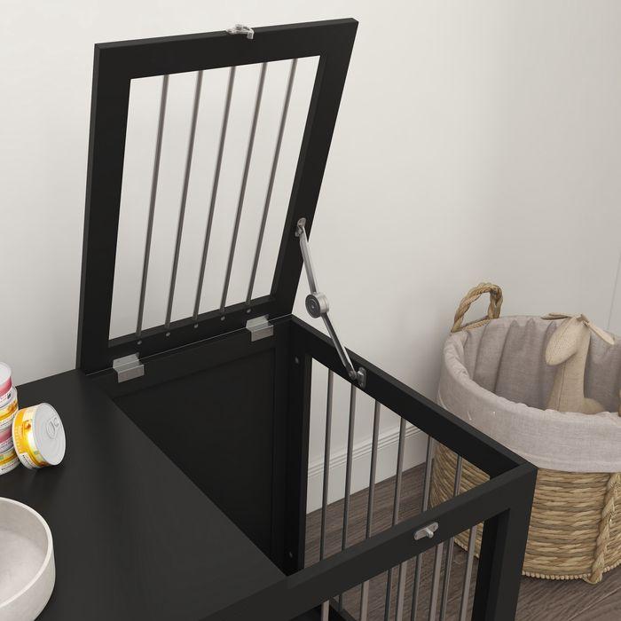 Actual product image Swisshandel24 Dog cage for home, dog kennel, pet cage for medium sized dogs, dog box with doors, dog kennel with (Dog house)