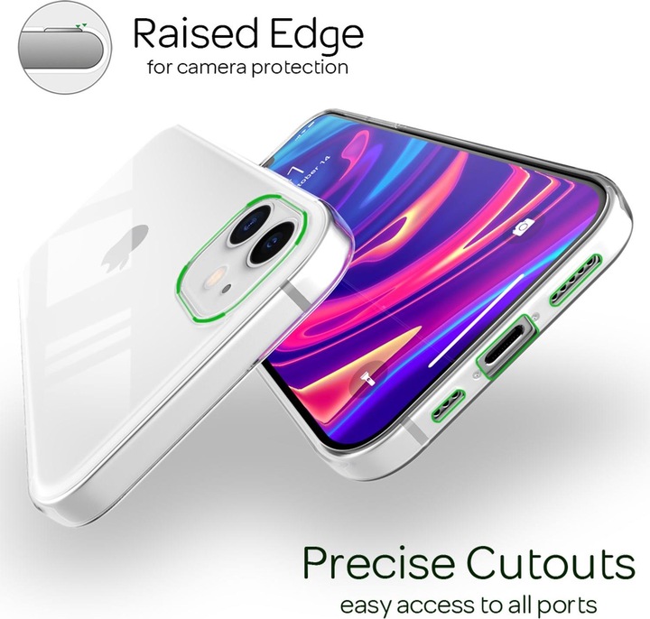 Actual product image Nalia Protective cover (Apple iPhone 12, Apple iPhone 12 Pro)