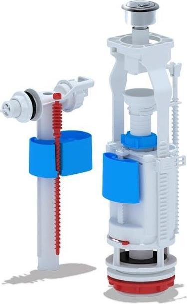 Ani Plast WC SIDE FILL VALVE 1/2,CHR 3/6L WC3050C