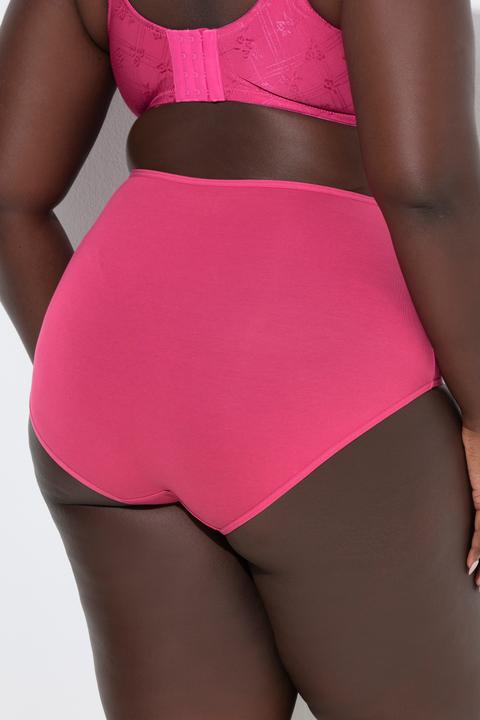 Produktbild Ulla Popken Maxislips, 5er-Pack, Ornamente/einfarbig (58, 5er Pack)