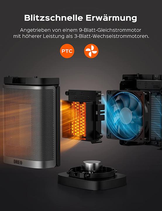 Produktbild Dreo Heizlüfter Atom One (1500 W)