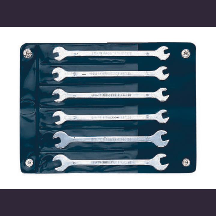Actual product image Bahco Double open-end wrench set part (7 mm, 5 mm, 4.5 mm, 6 mm, 5.5 mm, 4 mm)