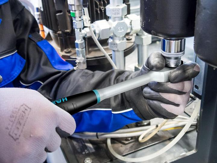 Actual product image HAZET Socket set 163-138/77 ∙ Square, hollow 12.5 mm (1/2 inch), Square, hollow 6.3 mm (1/4 inch) ∙…