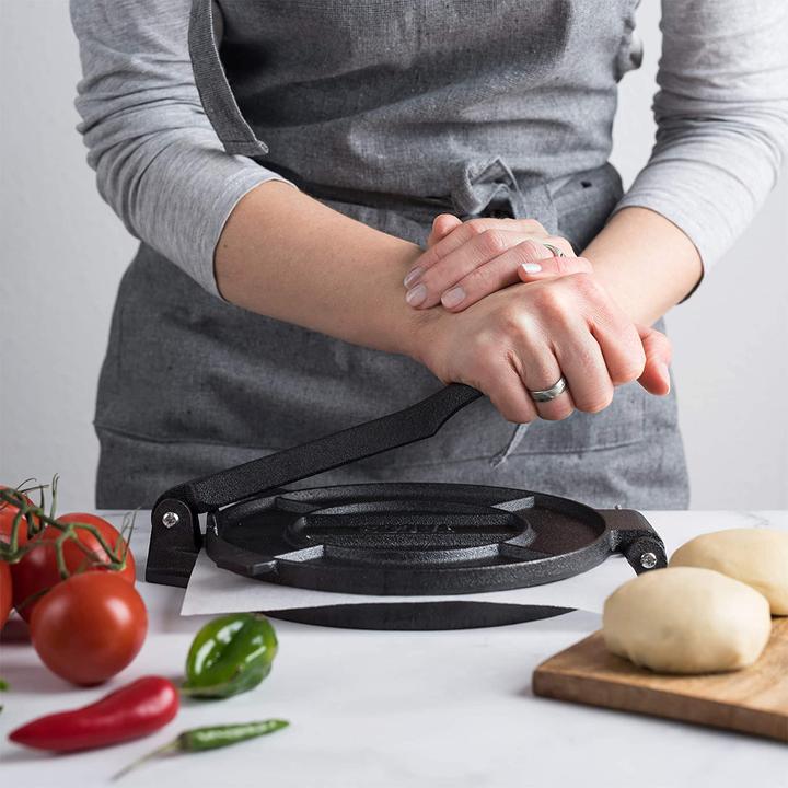Actual product image Chef Tacos Cast Iron Tortilla Press 20cm