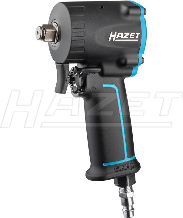 Actual product image HAZET Impact wrench ∙ extra short 9012M-1 ∙ Maximum loosening torque: 1200 Nm ∙ Square, solid 12.5 … (Air blast)