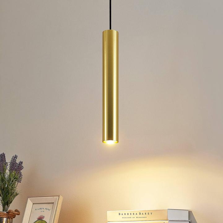 Actual product image Lindby Seet pendant lamp 1 phase rail gold (GU10)