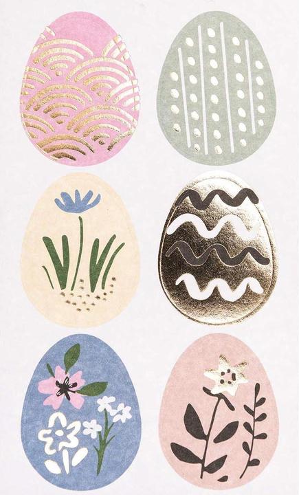 Produktbild Rico Design Sticker Ostereier, 4 Blätter (4x)