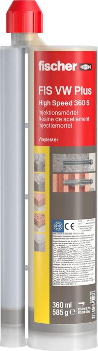 Actual product image Fischer Injektions-Mörtel FIS VW Plus 360 S (0.59 kg, 360 ml)