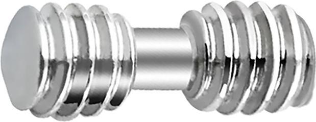 Produktbild Star Piercing Adapter Dermal Anchor 1.2 mm auf 1.2 mm Gewinde (ohne Messing, Chirurgenstahl 316L)