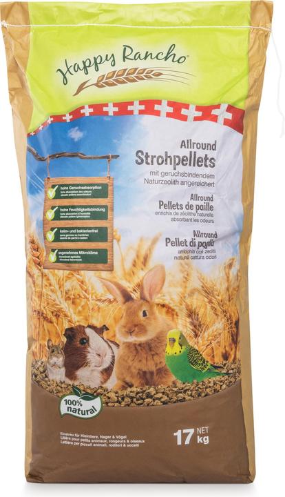 Image du produit Happy Rancho Granulés de paille 17kg