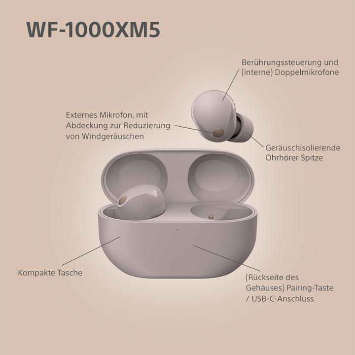 Produktbild Sony WF-1000XM5 (NC, 8 h, Kabellos)