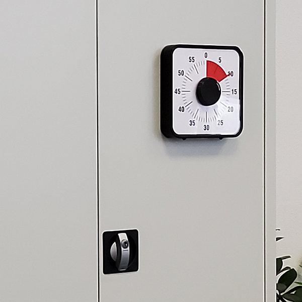 Immagine prodotto Bürk Timer per riunioni, alt. x largh. x prof. 195 x 195 x 32 mm, nero.