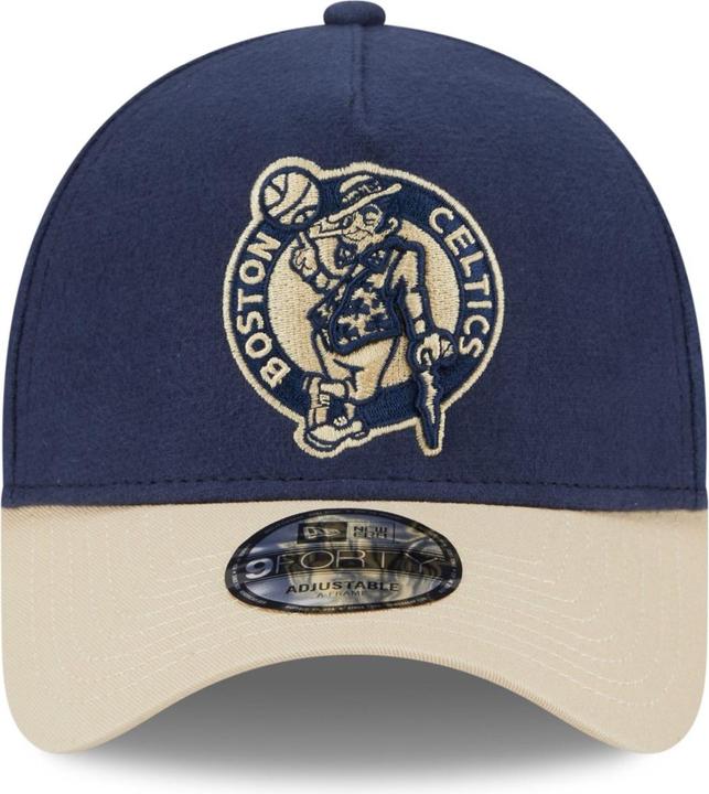 Produktbild New Era A-Frame 9Forty Cap MOLESKIN Boston Celtics navy
