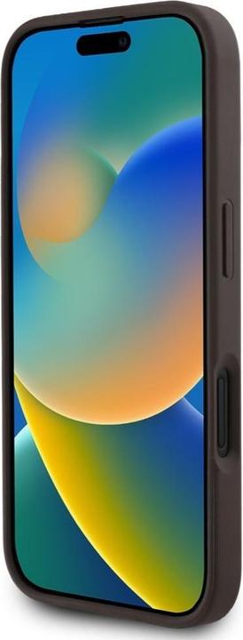 Produktbild Guess Case 4G Circle Classic Logo MagSafe for iPhone 16 brown (Apple iPhone 16)