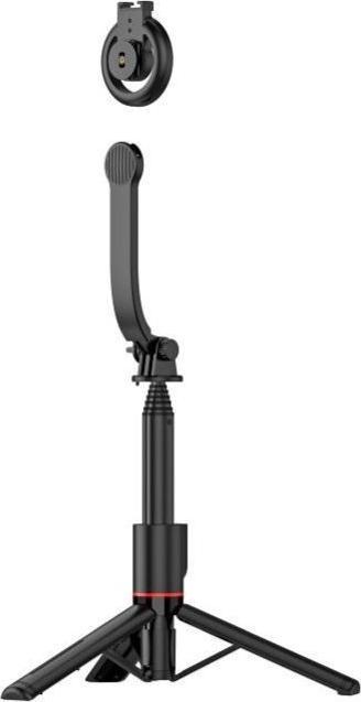 Actual product image OEM Stylus Selfie stick with wireless remote control tripod compatible with MagSafe L20 black