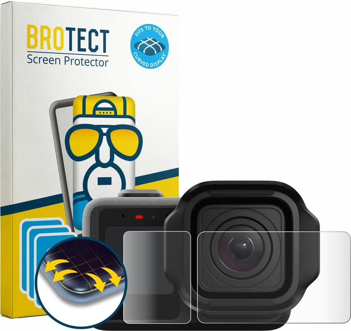 Produktbild BROTECT Fullscreen für GoPro Mission 1 Schutzfolie Displayschutz Folie Klar Transparent