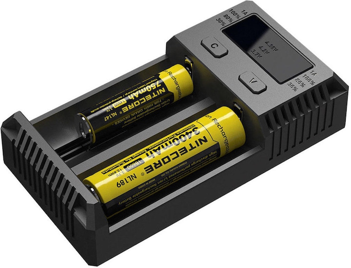Immagine prodotto Nitecore Nuovo i2 (1 pz., C, D, AAAA, AAA, AA, Caricabatterie senza batteria)