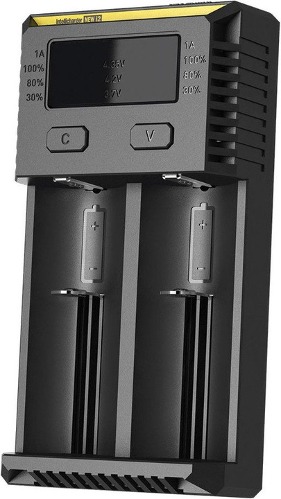 Immagine prodotto Nitecore Nuovo i2 (1 pz., C, D, AAAA, AAA, AA, Caricabatterie senza batteria)