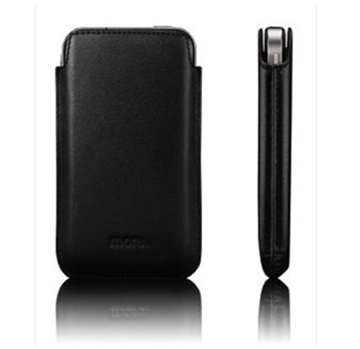 Image du produit more. Classic Collection Étui en cuir pour iPhone 4/4S Noir (Apple iPhone 4s, Apple iPhone 4)