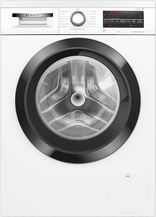 Image du produit Bosch Hausgeräte Série 6 Lave-linge à chargement frontal 9 kg 1400 UmA ITModèle (9 kg, Gauche)