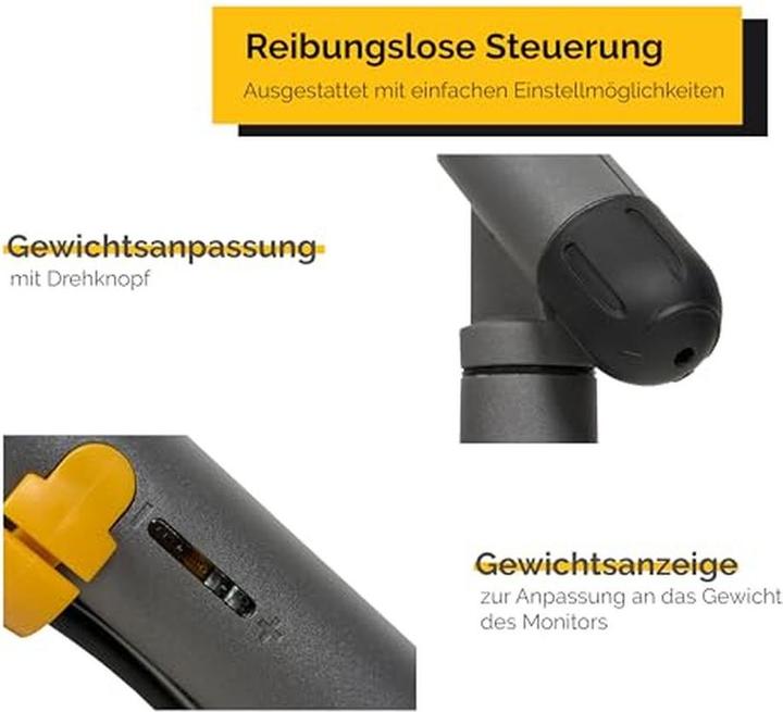Actual product image Bakker Elkhuizen BNEBFDW BAKKER BE Flexible monitor arm (Table, 35", 10 kg)