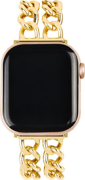 Actual product image iDeal Of Sweden Chain Watch Band 42/44/45/46/49 Gold (Silicone, Stainless iron, Stainless steel, Zinc alloy)