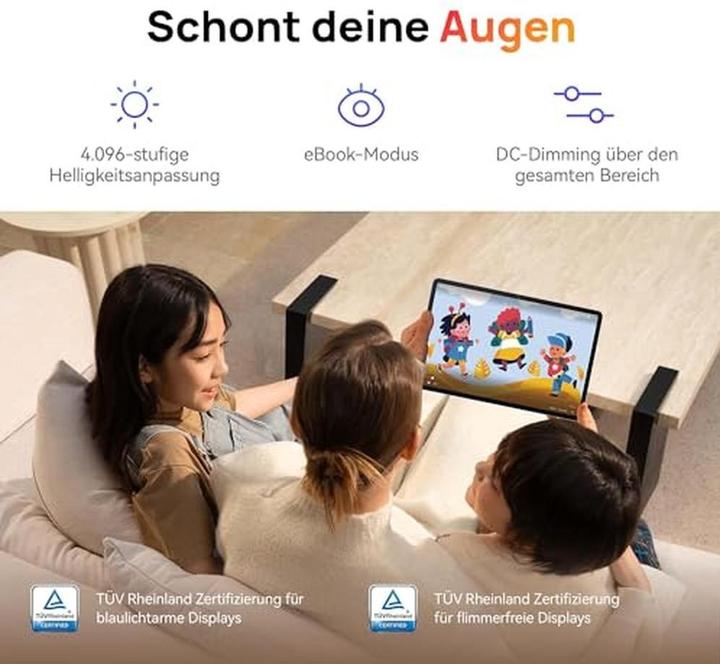 Produktbild Huawei Tablet mit Stift, Eye Comfort Display, langer Akkulaufzeit und Kindermodus (4G, 11", 128 GB, Nebula gray)