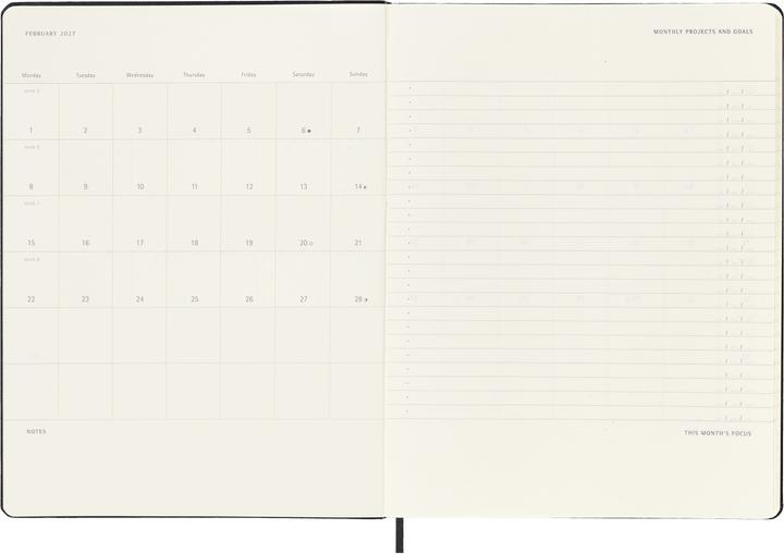 Produktbild Moleskine Geschäftsagenda Professional Hard Cover Weekly Vertical Pro (1 Woche / 2 Seiten)