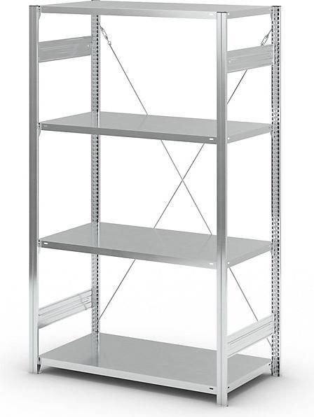 Actual product image eurokraft pro Shelf plug-in rack, galvanized