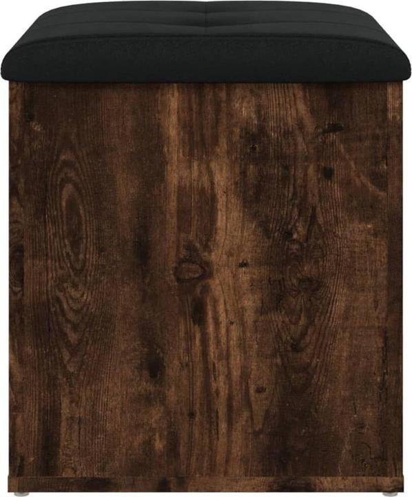 Immagine prodotto VidaXL Panca con contenitore in rovere fumé 42x42x45 cm (42 cm)