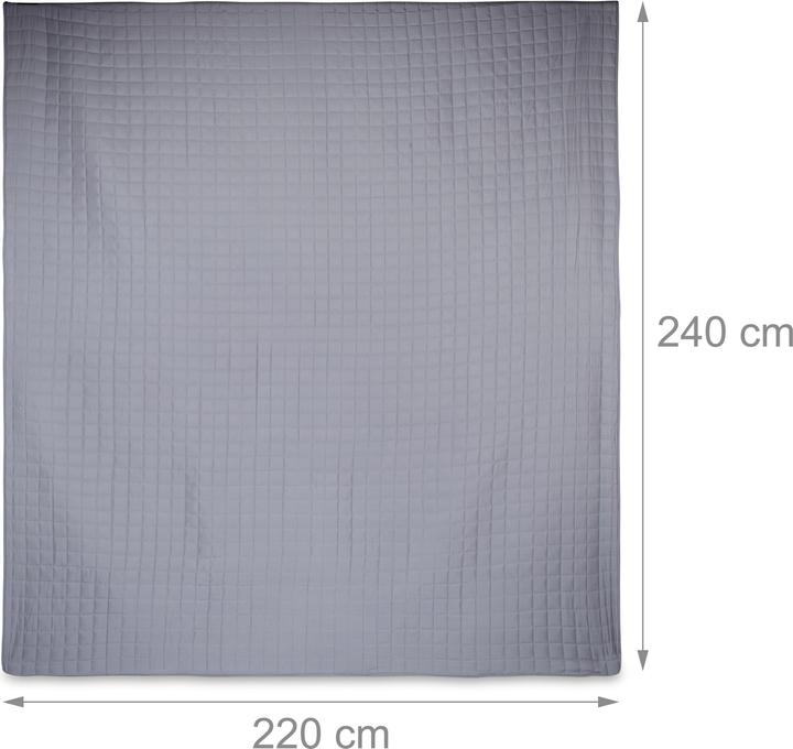 Produktbild Relaxdays Tagesdecke Set (220 x 240 cm)