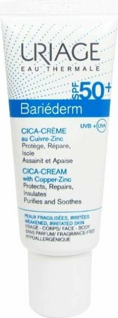 Image du produit Uriage Bariéderm Cica-Crème SPF50 crème (40 ml, Crème 24h, SPF 50)