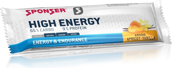 Sponser barre énergétique haute (Abricot, Vanille, 30 pcs, 1350 g)