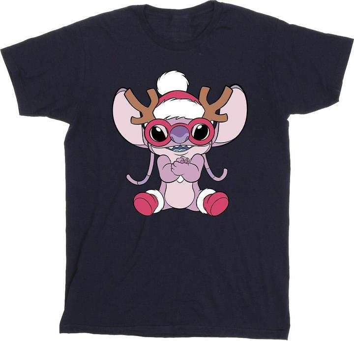 Disney Lilo & Stitch Angel Reindeer TShirt (4XL)
