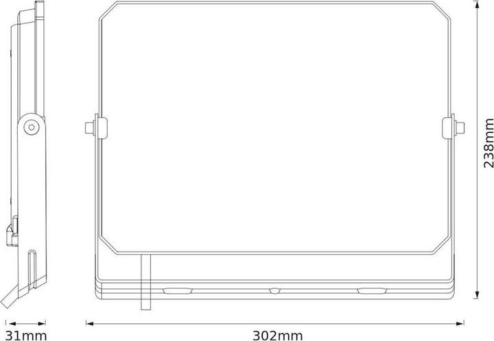 Image du produit Osram HOMELIGHTING 4099854493508 LED-Flutlichtstrahler Leuchtfarben: Kaltweiss (9000 lm, IP65)